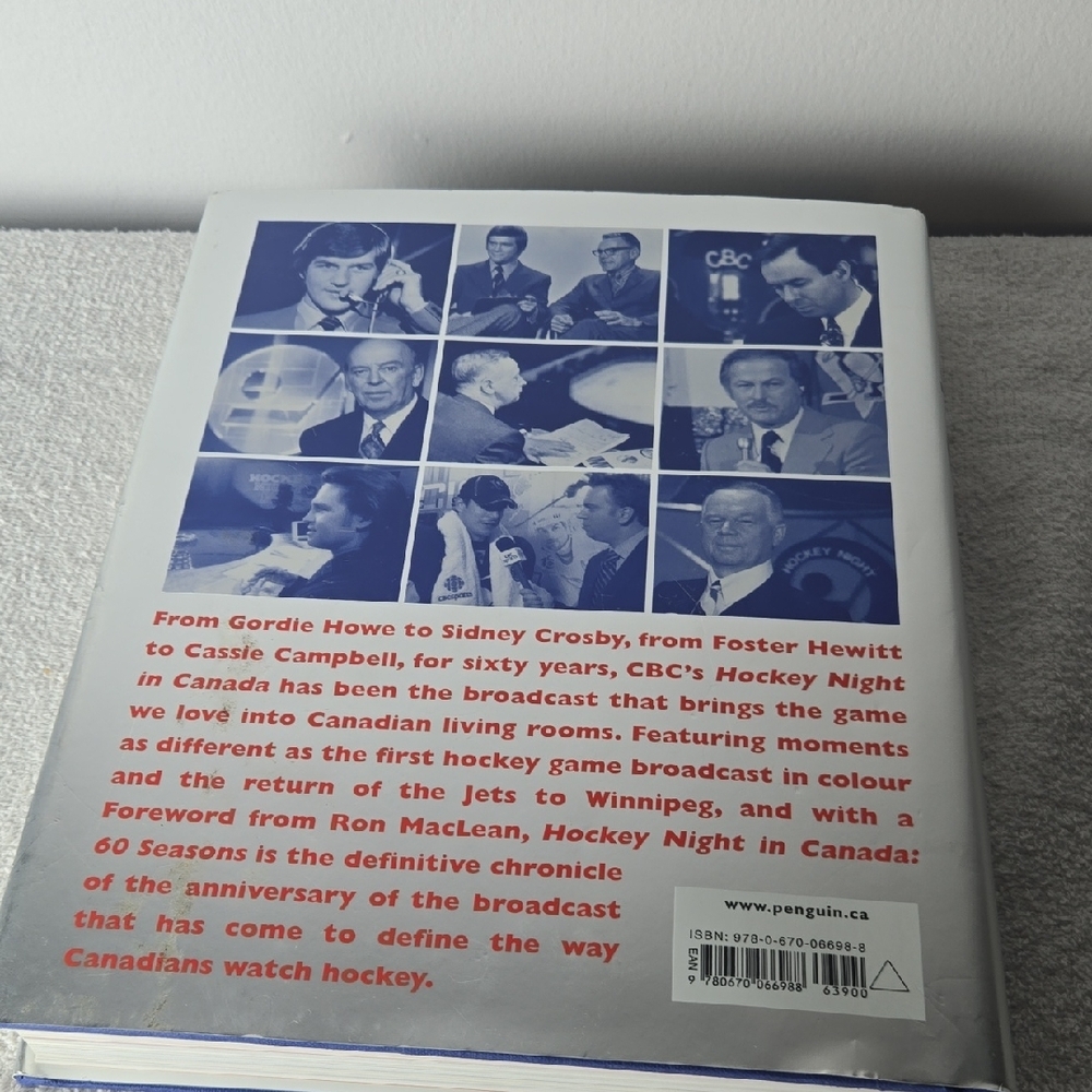 Hockey Night in Canada 60 Seasons Book - Picture 2 of 3